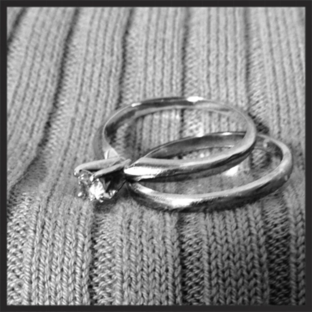 my wedding and engagement rings