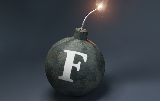 An F-bomb