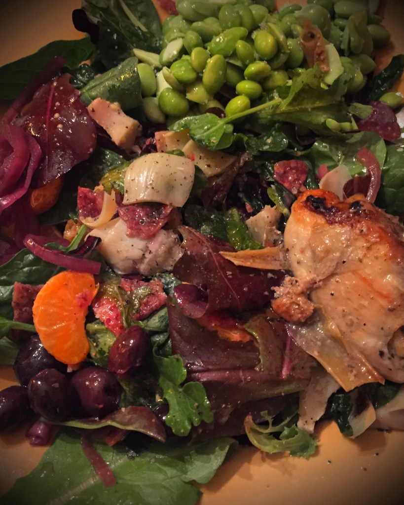 My real dinner. Not junk. And Satisfying.