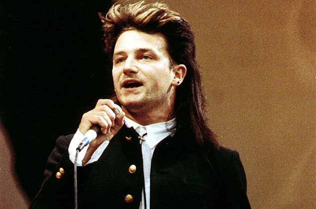 Wow. Just wow, bono with your mullet. And that frock coat.