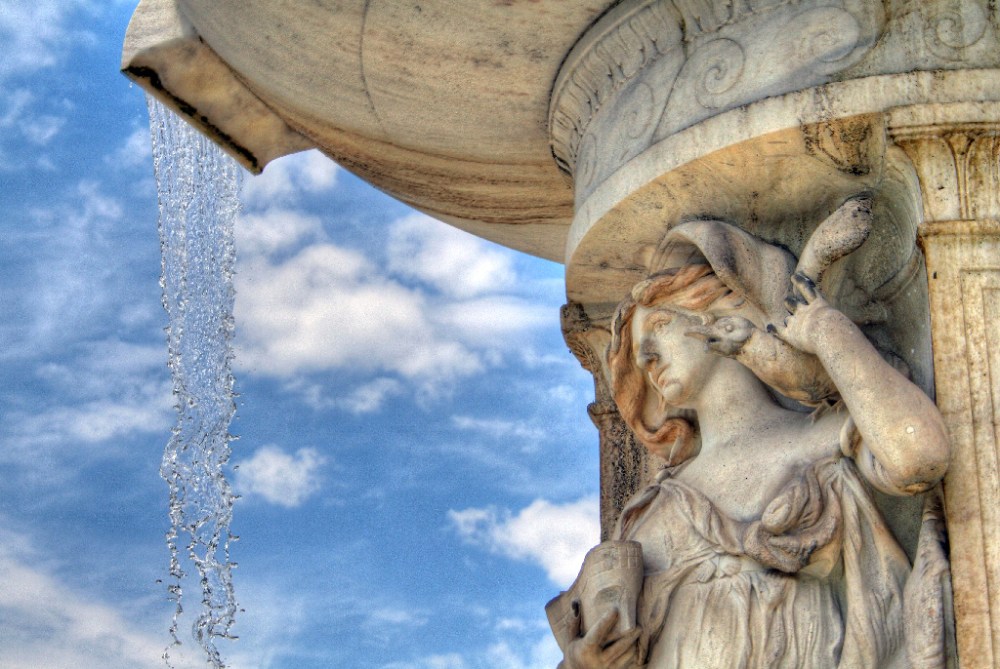 Detail from the fountain at Dupont Circle. It's beautiful when you see it up close.